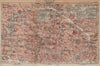 BRUXELLES(VILLE INTÉRIEURE).Vintage town city plan.Belgium.Brussels 1920 map