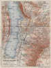 AIX-LES-BAINS & ENVIRONS. Vintage map plan. Lac du Bourget. Savoie 1923
