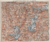 TARENTAISE.Vanoise.St Martin Belleville Courchevel Meribel Val Thorens 1923 map