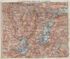 TARENTAISE.Vanoise.St Martin Belleville Courchevel Meribel Val Thorens 1923 map