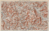 DIOIS-TRIÈVES-DÉVOLUY. Die Gap. Vintage map plan. French Alps 1923 old