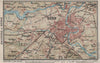 BERNE BERNE ENVIRONS. Bümpliz Ostermundigen. Vintage map. Switzerland 1930