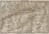 VORDERRHEIN. Flims Laax Falera Briel Andiast Waltensburg Disentis Ilanz 1930 map