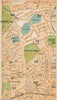 LONDON N. Finsbury Park Highbury Canonbury Manor House Stamford Hill 1935 map