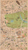 LONDON W. Bayswater Earl's Court South Kensington Paddington 1935 old map