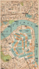SURREY COMMERCIAL DOCKS. Stepney Shadwell Limehouse Rotherhithe London 1935 map
