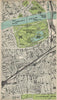 BATTERSEA. Clapham Common Chelsea Queen's Circus Cobh Road 1935 old map