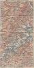 VALLÉE CHAMONIX MONT-BLANC MASSIF. Les Houches Argentière Haute-Savoie 1920 map