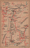 GRAND REVARD. Nivolet. Vintage topo-guide map plan. Savoie 1920 old