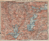 TARENTAISE.Vanoise.St Martin Belleville Courchevel Meribel Val Thorens 1920 map