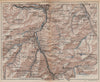 VALLÉE D'ARGELÈS.Lourdes Cauterets Bagnères-de-Bigorre.Hautes-Pyrénées 1907 map