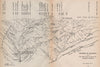 VINTAGE PYRENEES PANORAMA.Cabaliros Massif to Cauterets.Hautes-Pyrénées 1907 map