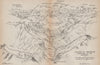 VALLÉES TROUMOUSE ESTAUBÉ GAVARNIE. Gèdre Pragnères. Panorama. Pyrénées 1907 map