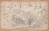 CIRQUE DES CRABIOULES. Vallée du Lis. Pyrénées. Haute-Garonne. Panorama 1907 map