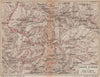 VAL D'ARAN.Vielha Bossost Es Bordes.Vintage topo-guide.Catalan Pyrenees 1907 map