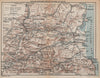 PYRÉNÉES-ORIENTALES LITTORAL.Quillan Perpignan Canigou Amélie-les-Bains 1907 map