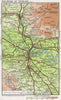 ENVIRONS OF STIRLING. Vintage map plan. Dunblane Bridge of Allan Scotland 1967