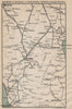 PYRENEES. Madrid Bilbao Zaragoza Lerida Barcelona Toulouse Spain 1899 old map