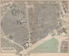 BARCELONA. Vintage town city map plan. Spain 1899 old antique chart