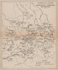 AUVERGNE & CENTRE. Natural features. Valleys falls spas rocks springs 1909 map