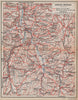 ALLIER VALLEY VALLÉE. Issoire Brioude Paulhaguet. Puy-De-Dôme Auvergne 1909 map