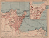 DINARD-ST. ENOGAT. Vintage town city map plan. Ille-et-Vilaine 1926 old