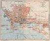 ST. NAZAIRE. Vintage town city map plan. Loire-Atlantique 1926 old