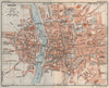 ANGERS. Vintage town city map plan. Maine-et-Loire 1926 old vintage chart