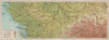 POITOU-CHARENTES & BERRY. Vendee La Rochelle Limousin Poitiers. Vintage map 1926
