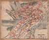 BAR-LE-DUC. Vintage town city ville map plan carte. Meuse 1922 old antique