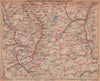 LORRAINE. St Mihiel Commercy Liverdun Pont-à-Mousson. Meuse Moselle 1922 map