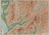 CADER IDRIS DISTRICT. Dollgellau Porthmadog Bala Barmouth. Snowdonia 1922 map