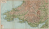 SOUTH WALES. Pembroke Cardigan Carmarthen Glamorgan Monmouth Brecknock 1926 map