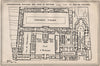 CONSERVATOIRE NATIONAL DES ARTS ET MÉTIERS.Ground fl.Vintage plan.Paris 1922 map