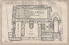 CONSERVATOIRE NATIONAL DES ARTS ET MÉTIERS.1st floor.Vintage plan.Paris 1922 map