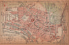 ST. GERMAIN-EN-LAYE. Vintage town city map plan. Yvelines 1922 old antique