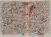 PARIS 10E 9E. Pl Republique Gare Est Nord Blvd Magenta Strasbourg 1922 old map