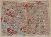 PARIS 1E 2E 3E 4E. Halles Ile de la Cite Pl Republique de Vosges. Plan 1922 map