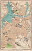 LIMERICK. Vintage town city map plan. Ireland 1949 old vintage chart