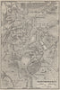 MONTMORENCY. Vintage town city map plan. Val-d'Oise 1927 old vintage chart