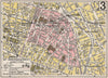 PARIS. 3rd 3e IIIe. Arrondissement. Temple. TARIDE 1926 old vintage map chart