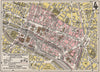 PARIS. 4th 4e IVe. Arrondissement. Hôtel-de-Ville. TARIDE 1926 old vintage map