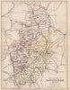 NOTTINGHAMSHIRE. County map. Railways canals. Constituencies. PHILIP 1882