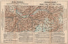 BERNESE OBERLAND.Berner Thunersee Brienzersee Interlaken Thun.THOS.COOK 1900 map