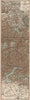 SWITZERLAND. St. Gotthard Railway map. Lucerne-Como. Alps. THOMAS COOK 1900