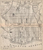 KINGSTON JAMAICA. Vintage town plan. West Indies. Caribbean 1914 old map