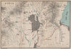 KYOTO. Vintage plan. Railways. Fushimi Otsu. MURRAY 1901 old antique map chart