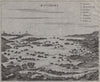 MATSUSHIMA. bird's eye view of islands & village. Japan. MURRAY 1901 old map