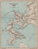 SW HOKKAIDO. Yezo Ezo. Fukuyama Hakodate Mororan Sapporo Otaru. MURRAY 1901 map
