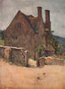 SNOWSHILL. An old village house. Gloucestershire. Cotswolds. By GF Nicholls 1908